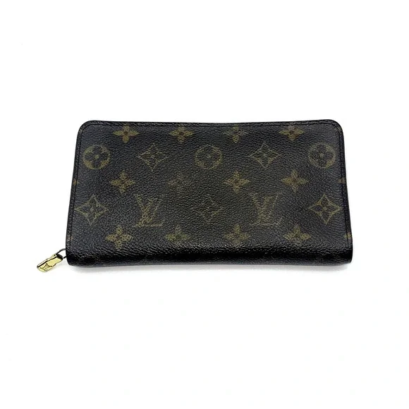 Authentic Louis Vuitton Monogram Zippy Zip Around Long Wallet Purse Vintage - Picture 1 of 14
